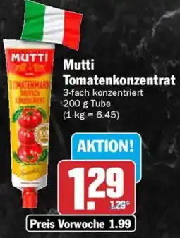 AEZ Mutti Tomatenkonzentrat Angebot
