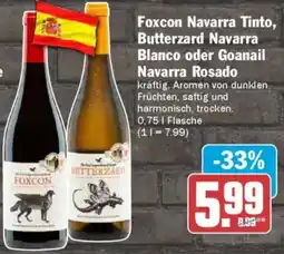 AEZ Foxcon Navarra Tinto, Butterzard Navarra Blanco oder Goanail Navarra Rosado Angebot
