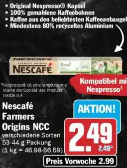 AEZ Nescafé Farmers Origins NCC Angebot