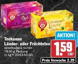 AEZ Teekanne Länder- oder Früchtetee Angebot