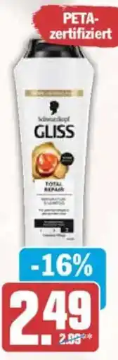 AEZ Gliss Shampoo oder Spülung Angebot