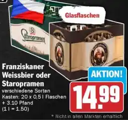 AEZ Franziskaner Weissbier oder Staropramen Angebot