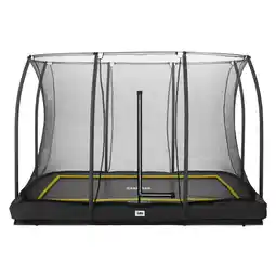 Netto Marken-Discount Salta Trampoline - Comfort Edition Ground- rechteckig - 305 x 214cm - Schutzrand Schwarz Angebot