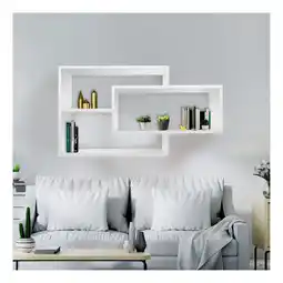 Netto Marken-Discount TRAUMMÖBEL Wandregal KARO Hängeregal Weiß Angebot