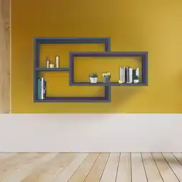 Netto Marken-Discount TRAUMMÖBEL Wandregal KARO Schweberegal Anthrazit Angebot