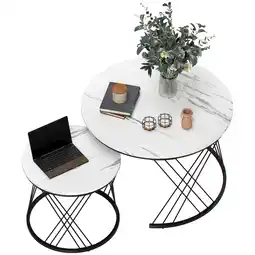 Netto Marken-Discount HOMCOM Couchtisch Set Spanplatte, Metall Angebot