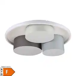 Netto Marken-Discount Näve 3er LED Deckenleuchte EPPAN Ø: 49cm grau Angebot