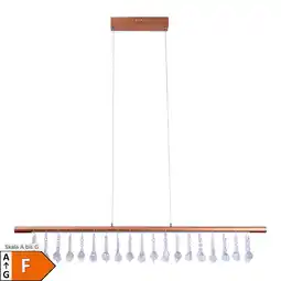Netto Marken-Discount Näve LED Pendelleuchte NOBILIS L: 100 cm gold Angebot
