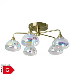 Netto Marken-Discount Näve 5er LED Deckenleuchte VARNA Ø: 50cm Angebot