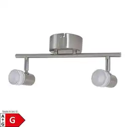 Netto Marken-Discount Näve 2er LED-Wand-u. Deckenspot MALAGA l:34cm Angebot