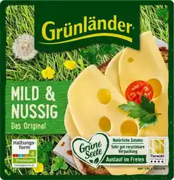 Kaufland Grünländer Schnittkäse Mild-Nussig Angebot