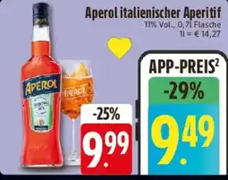 Edeka Aperol italienischer Aperitif Angebot