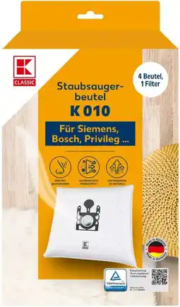 Kaufland K-Classic Staubsaugerbeutel Angebot