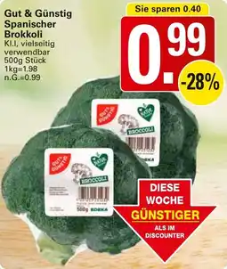 WEZ Gut & Günstig Spanischer Brokkoli Angebot