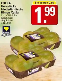 WEZ EDEKA Herzstücke Niederländische Birnen Xenia Angebot