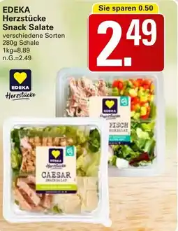 WEZ EDEKA Herzstücke Snack Salate Angebot