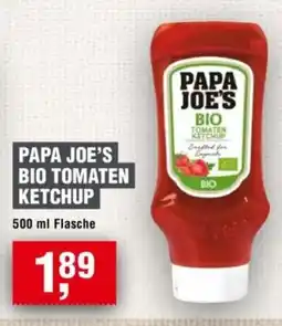 Handelshof PAPA JOE'S BIO TOMATEN KETCHUP Angebot