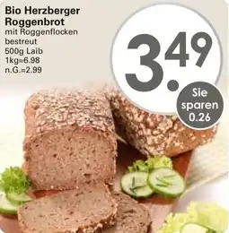 WEZ Bio Herzberger Roggenbrot Angebot
