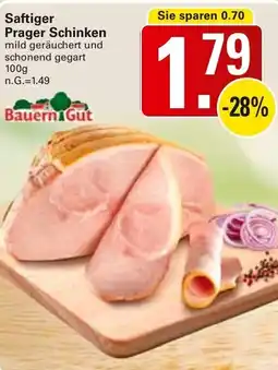 WEZ Saftiger Prager Schinken Bauern Gut Angebot