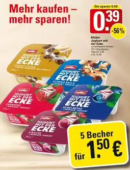 WEZ Müller Joghurt mit der Ecke Angebot