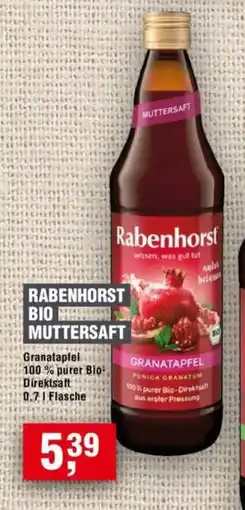 Handelshof RABENHORST BIO MUTTERSAFT Angebot