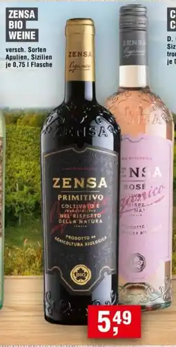 Handelshof ZENSA BIO WEINE Angebot