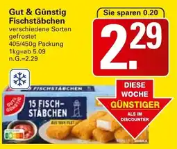 WEZ Gut & Günstig Fischstäbchen Angebot