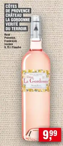 Handelshof CÔTES DE PROVENCE CHÂTEAU LA GORDONNE VERITÉ DU TERROIR Angebot