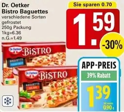 WEZ Dr. Oetker Bistro Baguettes Angebot