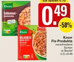 WEZ Knorr Fix-Produkte Angebot