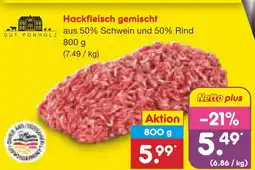 Netto Marken-Discount Gut ponholz hackfleisch gemischt Angebot