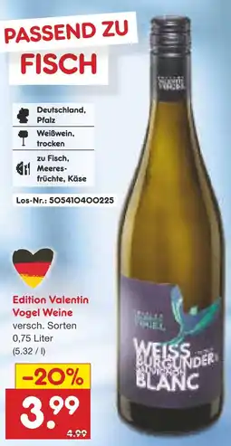 Netto Marken-Discount Edition valentin vogel weine Angebot