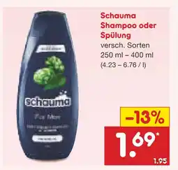Netto Marken-Discount Schauma shampoo oder spülung Angebot