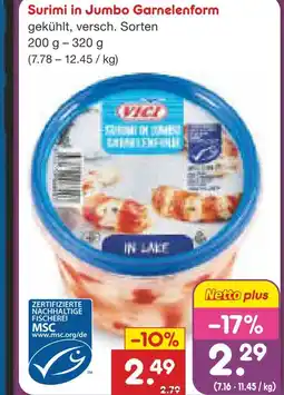 Netto Marken-Discount Vici surimi in jumbo garnelenform Angebot