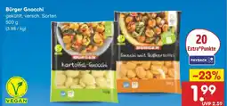 Netto Marken-Discount Burger gnocchi Angebot