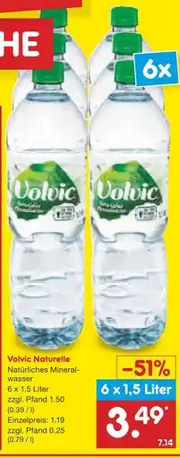 Netto Marken-Discount Volvic naturelle Angebot