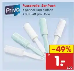 Netto Marken-Discount Priva fusselrolle, 5er pack Angebot