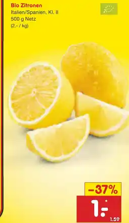 Netto Marken-Discount Bio zitronen Angebot