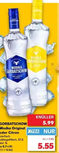Kaufland Gorbatschow wodka original Angebot