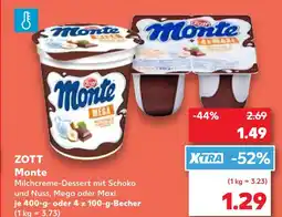 Kaufland Zott monte mega Angebot
