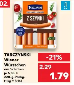 Kaufland Tarczynski wiener würstchen Angebot