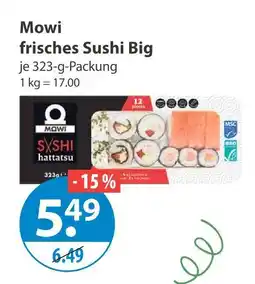 V Markt Mowi frisches sushi big Angebot