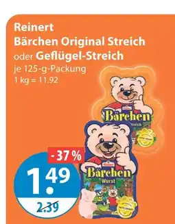 V Markt Reinert bärchen original streich Angebot