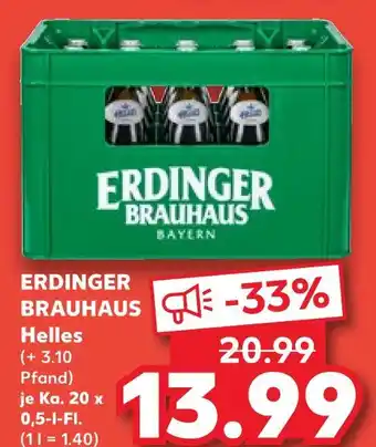 Kaufland Erdinger brauhaus helles Angebot