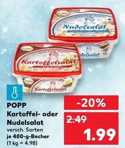 Kaufland Popp kartoffelsalat Angebot