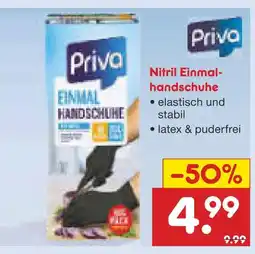 Netto Marken-Discount Priva nitril einmalhandschuhe Angebot