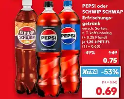 Kaufland Pepsi oder schwip schwap Angebot