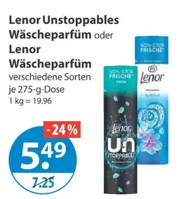 V Markt Lenor unstoppables wäscheparfüm Angebot