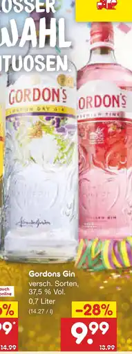 Netto Marken-Discount Gordon's gin Angebot