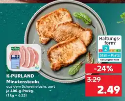 Kaufland K-purland minutensteaks Angebot